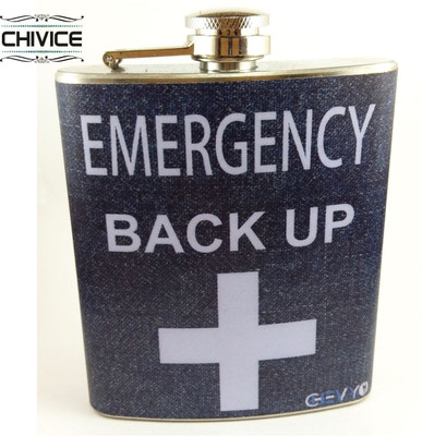 

CHIVICE Designer Stainless Steel Hip Flask(203 ml)