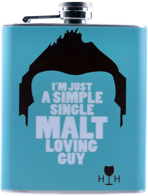 

Happy Hours 7 Oz / 207 ML Stainless Steel Hip Flask(207 ml)