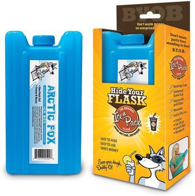 

You Can Hide It Blue Hip Flask