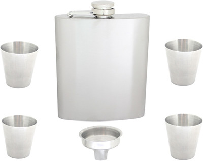 

JM Plain Stainless steel Hip Flask(354 ml)