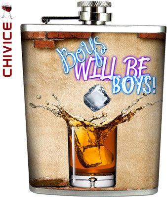 

CHIVICE Justaddd Stainless Steel Hip Flask(233 ml)