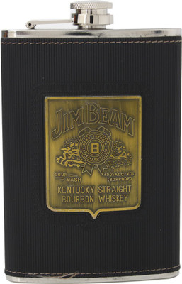 

Chrome Jim Beam Steel Hip Flask(236 ml)