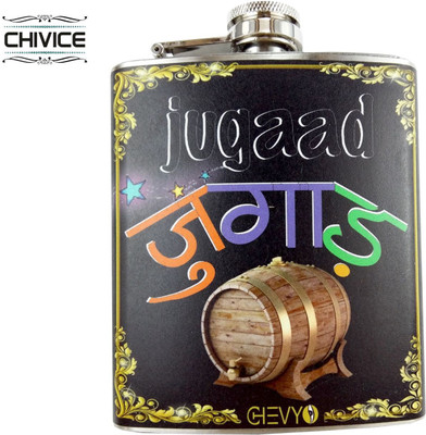 

CHIVICE Designer Stainless Steel Hip Flask(203 ml)