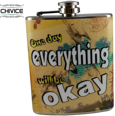 

CHIVICE Designer Stainless Steel Hip Flask(203 ml)