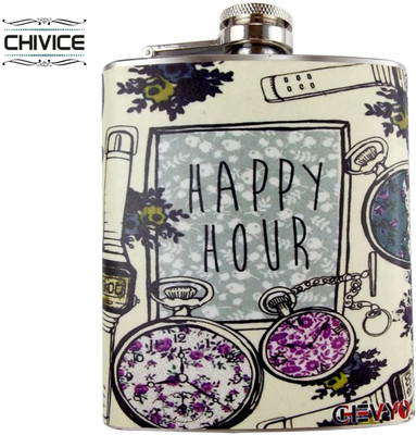 

CHIVICE Designer Stainless Steel Hip Flask(203 ml)
