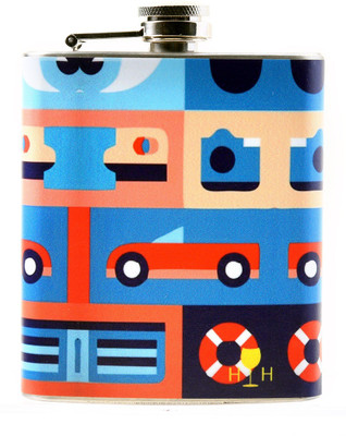 

Happy Hours 7 Oz / 207 ML Stainless Steel Hip Flask(207 ml)