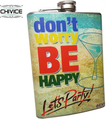 

CHIVICE Designer Stainless Steel Hip Flask(203 ml)