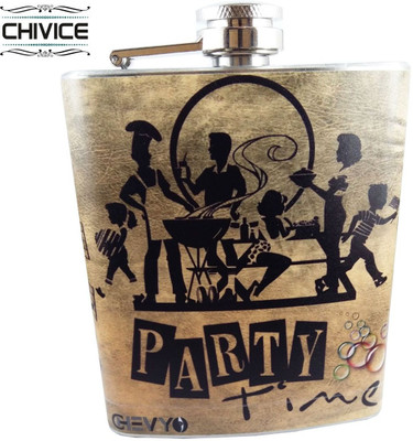 

CHIVICE Designer Stainless Steel Hip Flask(203 ml)