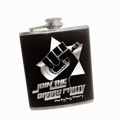 

The Big Bag Theory Matte Faux Leather Hip Flask(207 ml)