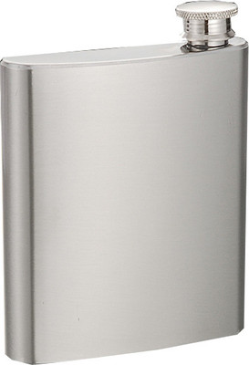

Celestial Designs Plain Stainless Steel Hip Flask(200 ml)