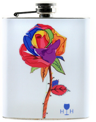 

Happy Hours 7 Oz / 207 ML Stainless Steel Hip Flask(207 ml)
