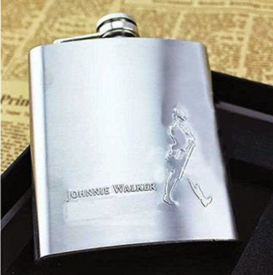 

Star Magic Embossed Stainless Steel Hip Flask(296 ml)