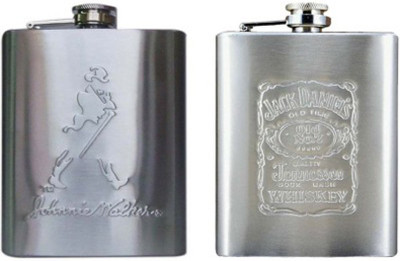 

ACCESSOREEZ Matt Stainless Steel Hip Flask(236 ml)