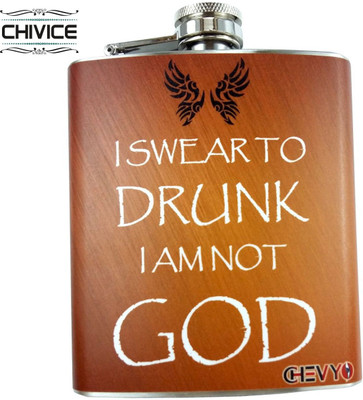 

CHIVICE Designer Stainless Steel Hip Flask(203 ml)