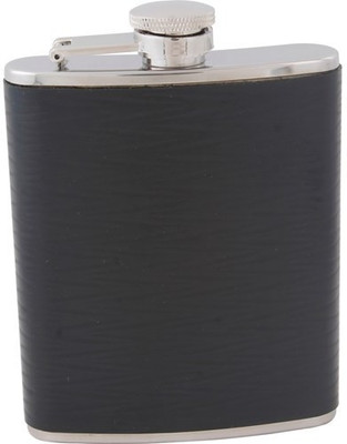 

Orosilber Black Screw Cap Hip Flask(227 ml)