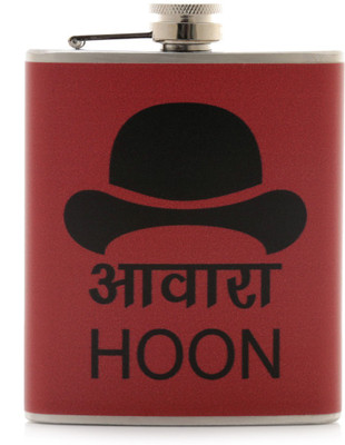 

Happy Hours -10 Stainless Steel Hip Flask(207 ml)