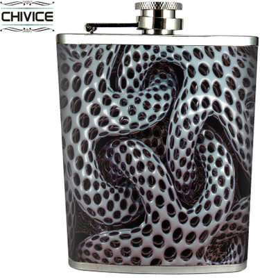 

CHIVICE 3168BlackOcto Stainless Steel Hip Flask(233 ml)