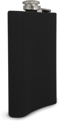 

Taino Matte Black Stainless Steel Hip Flask(235 ml)
