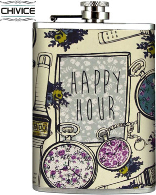 

CHIVICE HappyHour Stainless Steel Hip Flask(266 ml)