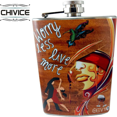 

CHIVICE Matte Stainless Steel Hip Flask(233 ml)