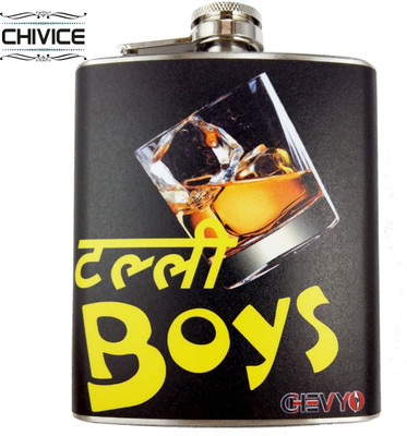 

CHIVICE Designer Stainless Steel Hip Flask(203 ml)