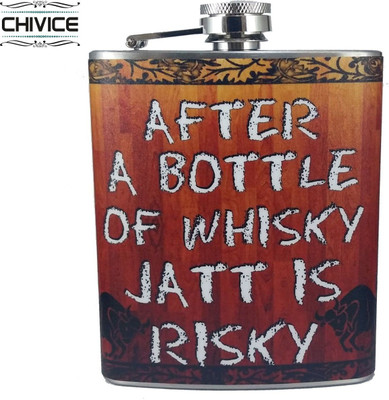 

CHIVICE Designer Stainless Steel Hip Flask(203 ml)