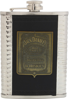 Chrome Jack Daniel's Steel Hip Flask(236 ml)