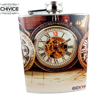

CHIVICE Designer Stainless Steel Hip Flask(203 ml)
