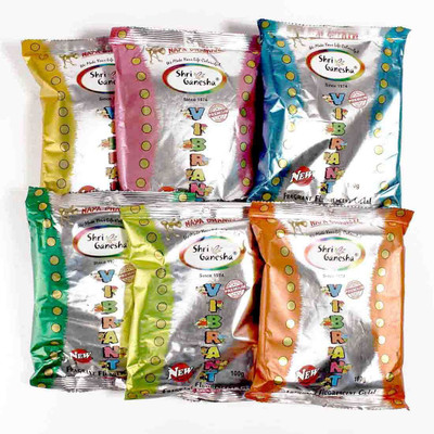 

Asns Online Services Herbal Gulal Holi Color Powder Pack of 6(Red, 100 g)