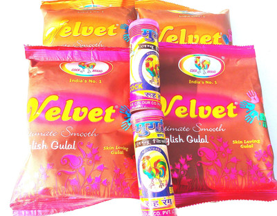 

COCK BRAND Holi Color Powder Pack of 6(Pink, Orange, 420 g)