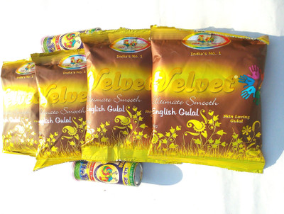 

COCK BRAND Holi Color Powder Pack of 6(Yellow, 420 g)