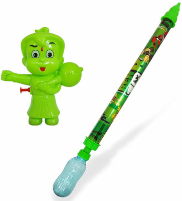 

Little India Premium Quality Colourful Ben10 Pichkari Holi604(Green)