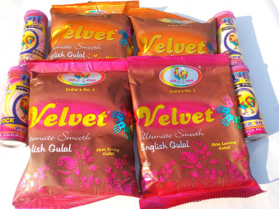 

COCK BRAND Holi Color Powder Pack of 8(Pink, Orange, Green, 480 g)