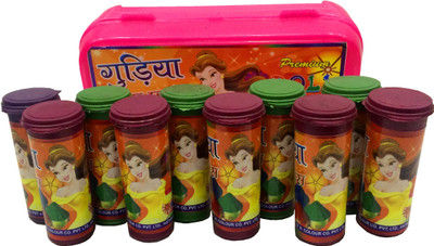 

Gayatri Creations Holi Color Powder Pack of 12(Purple, Green, 120 g)