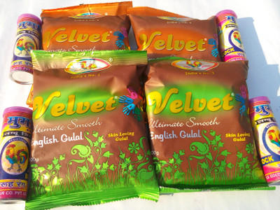 

COCK BRAND Holi Color Powder Pack of 8(Orange, Green, Pink, 420 g)