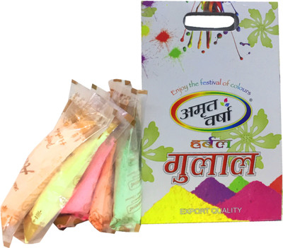 

Gayatri Creations Holi Color Powder Pack of 5(Green, Pink, Orange, Yellow, 475 g)