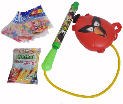 

Indigo Creatives Pichkari, Color, Balloon Holi Combo