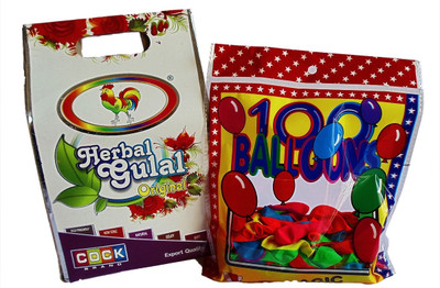 

Cock Brand Color, Balloon Holi Combo