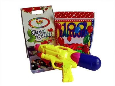 

Cock Brand Color, Balloon Holi Combo
