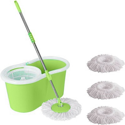 

WDS Best Easy To Clean Floor Magic Bucket 4 Absorbers, Floor, Wet and Dry Mop