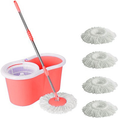 

WDS Smart Easy To Clean Floor Magic Bucket 5 Absorbers, Floor, Wet and Dry Mop