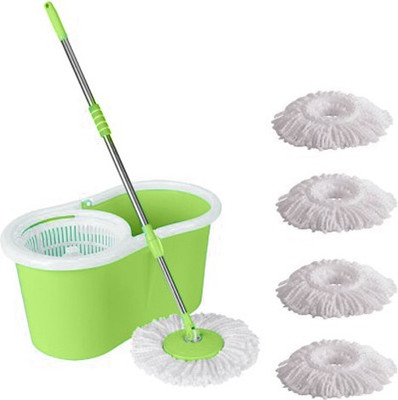 

WDS Best Easy To Clean Floor Magic Bucket 5 Absorbers, Floor, Wet and Dry Mop