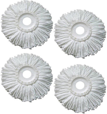 Mystique Mop Head Refills (Set of 4) Wet & Dry Mop(Multicolor)