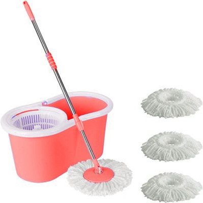 

WDS Smart Easy To Clean Floor Magic Bucket 4 Absorbers, Floor, Wet and Dry Mop