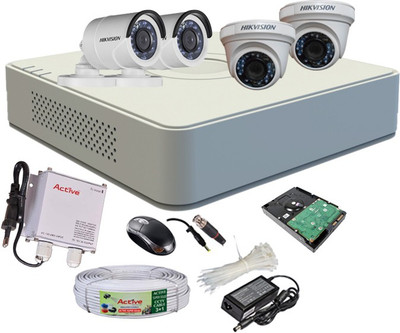 

Hik Vision DS7104HGHIF1DS2CEC2TIRF2D2B 4 Channel Home Security Camera(500 GB)