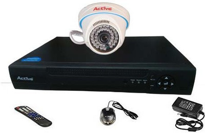 

Active Feel Free Life ACT4AHD1D1 4 Channel Home Security Camera(500 GB)
