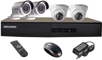 

Hik Vision DS7004HGHIE1,DS2CECOT-IRF 4 Channel Home Security Camera(6 TB)