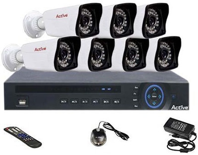 

Active Feel Free Life 8HD36M7 8 Channel Home Security Camera(500 GB)