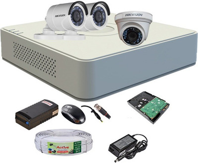 

Hik Vision DS7104HGHIF1DS2CECOTIR3 4 Channel Home Security Camera(1 TB)