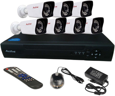 

Active Feel Free Life CT-COMBO7M 8 Channel Home Security Camera(500 GB)